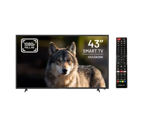 Smart TV 43" Led FHD HX43A06K Wolff